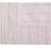 Duvet Set - Sand Beige Stripes 140×220+63×60