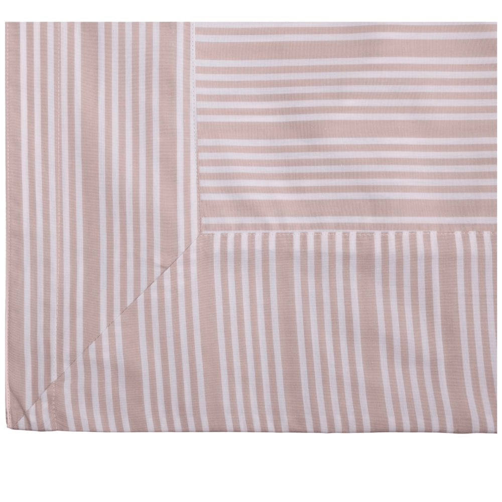Duvet Set - Powder Rose Stripes - 150×210+50×60