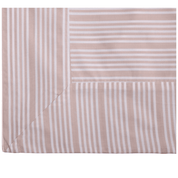 Duvet Set - Powder Rose Stripes - 150×210+50×60