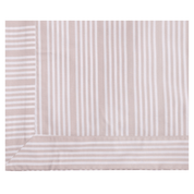 Pillow case - Sand Beige Stripes - 50x60
