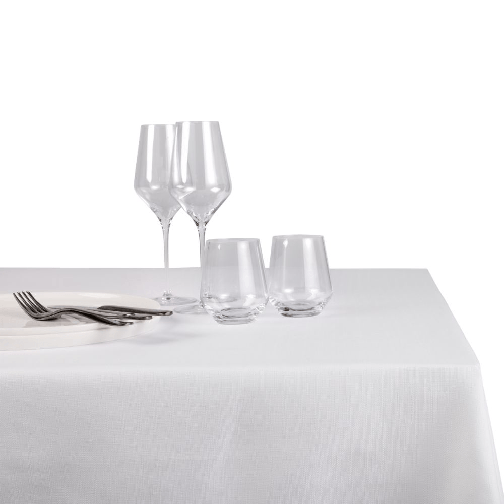 Table cloth - Pearl White Elegant Scandinavian Design