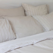 Duvet Set - Sand Beige - 150×210+50×60