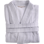 Bathrobe - Powder Blue Stripes