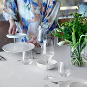 Table cloth - Pearl White Elegant Scandinavian Design