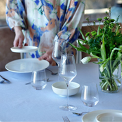 Table cloth - Pearl Blue Elegant Scandinavian Design