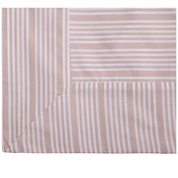 Duvet Set - Powder Rose Stripes