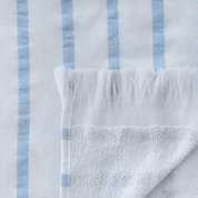 Hammam Towel - Powder Blue Stripes