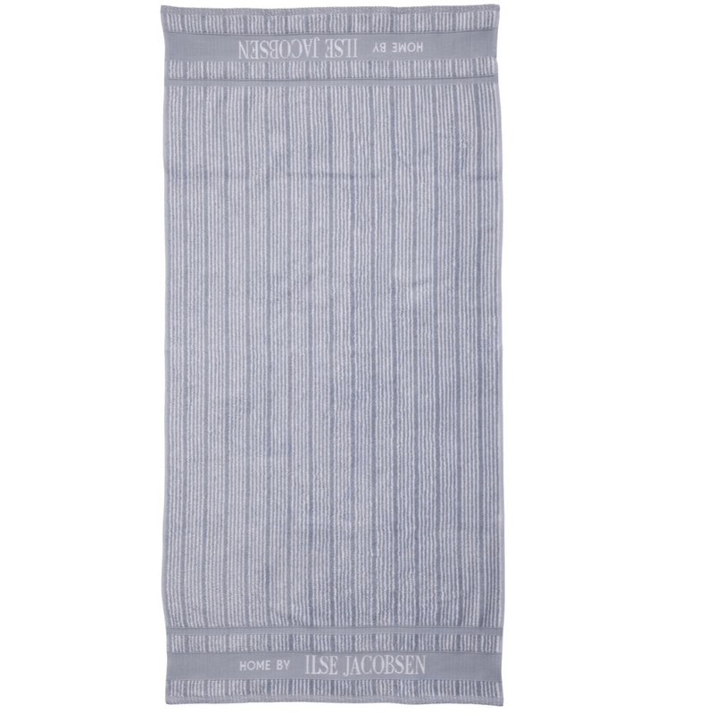 Bath Towel - Powder Blue Strips – Home by Ilse Jacobsen