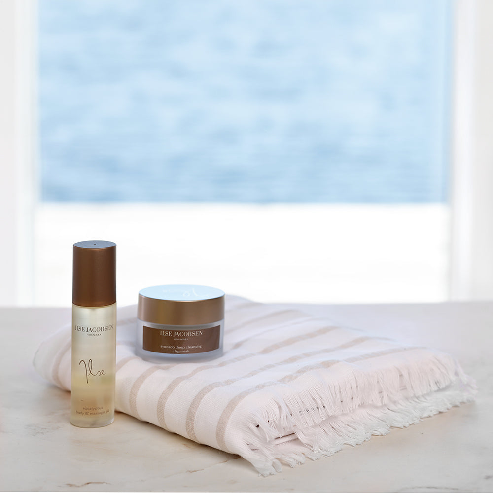 Nordic Relaxation Kit - Sand Beige Stripes