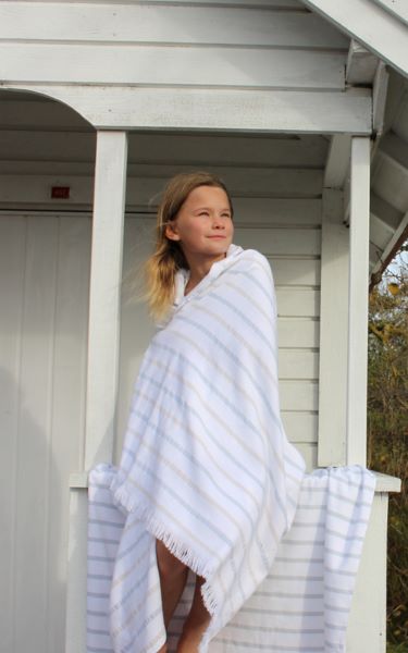 Coastal Haven Gift Set - Powder Blue Stripes