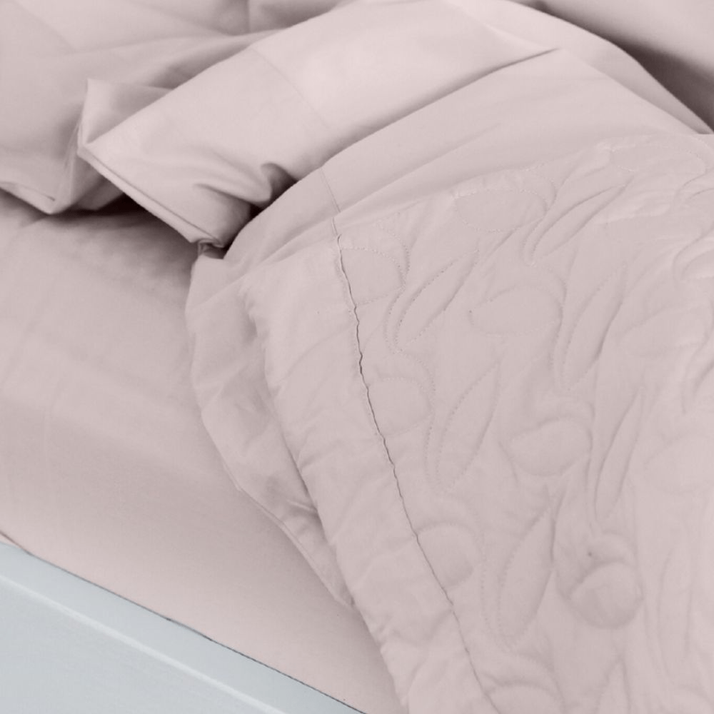 Flat Sheet - Powder Rose