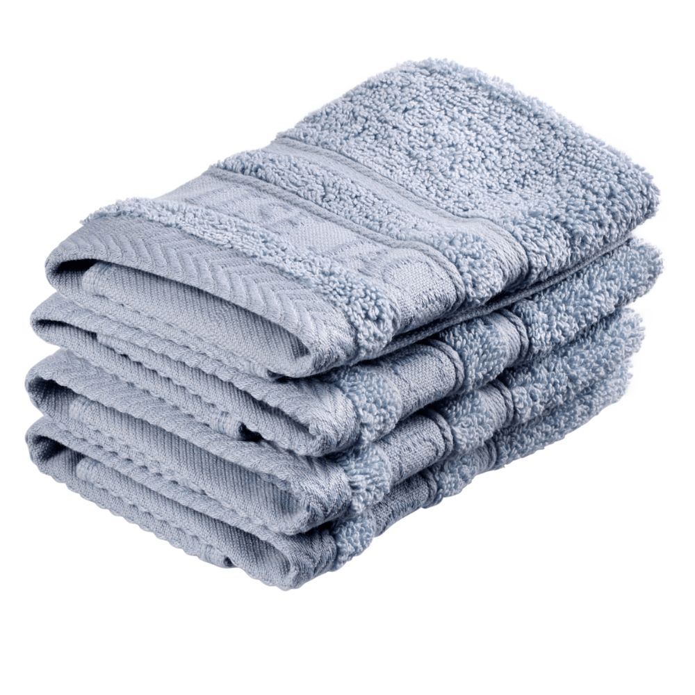 Wash cloth - Set of 4 pcs - Powder Blue