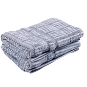 Guest Towel - Set of 2 pcs - Powder Blue Stripes