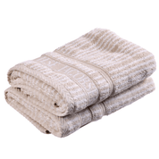 Guest Towel - Set of 2 pcs - Sand Beige Stripes