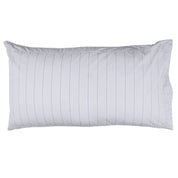 Hotel Pillow Case in Percale - Powder Blue Stripes - 50x90