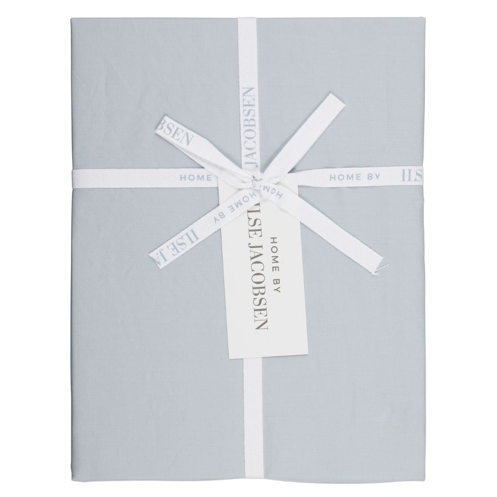 Percale Fitted sheet - Powder Blue - 180x200+40 cm