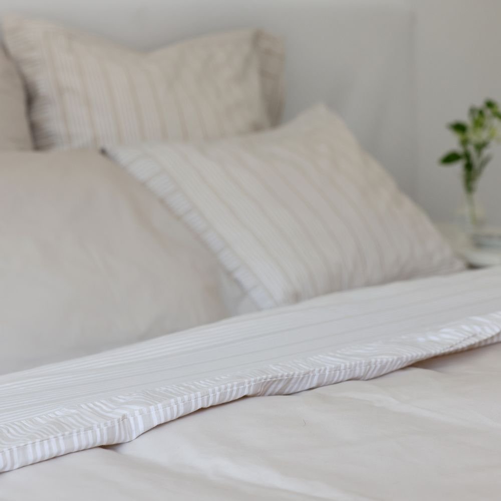 Duvet Cover - Sand Beige - 140x220 - Home by Ilse Jacobsen