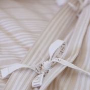 Duvet Cover - Sand Beige Stripes - 140x220 - Home by Ilse Jacobsen