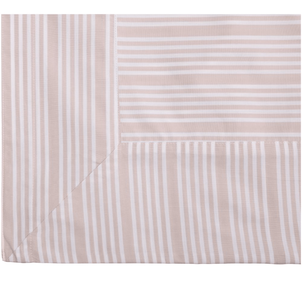 Duvet Set - Sand Beige Stripes - 140×200+63×60 - Home by Ilse Jacobsen