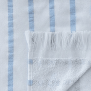 Hammam Towel - Powder Blue Stripes - Home by Ilse Jacobsen