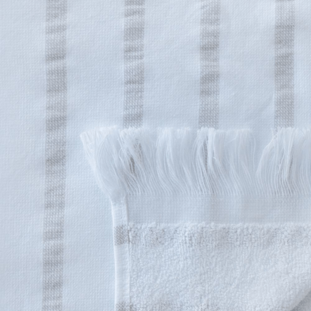 Hammam Towel - Sand Beige Stripes - Lightweight. Versatile. Effortlessly Elegant. - Home by Ilse Jacobsen