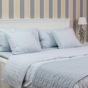 Percale Fitted sheet - Powder Blue - 180x200+40 cm - Home by Ilse Jacobsen