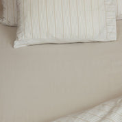 Percale Fitted sheet - Sand Beige - 160x200+40 cm - Home by Ilse Jacobsen