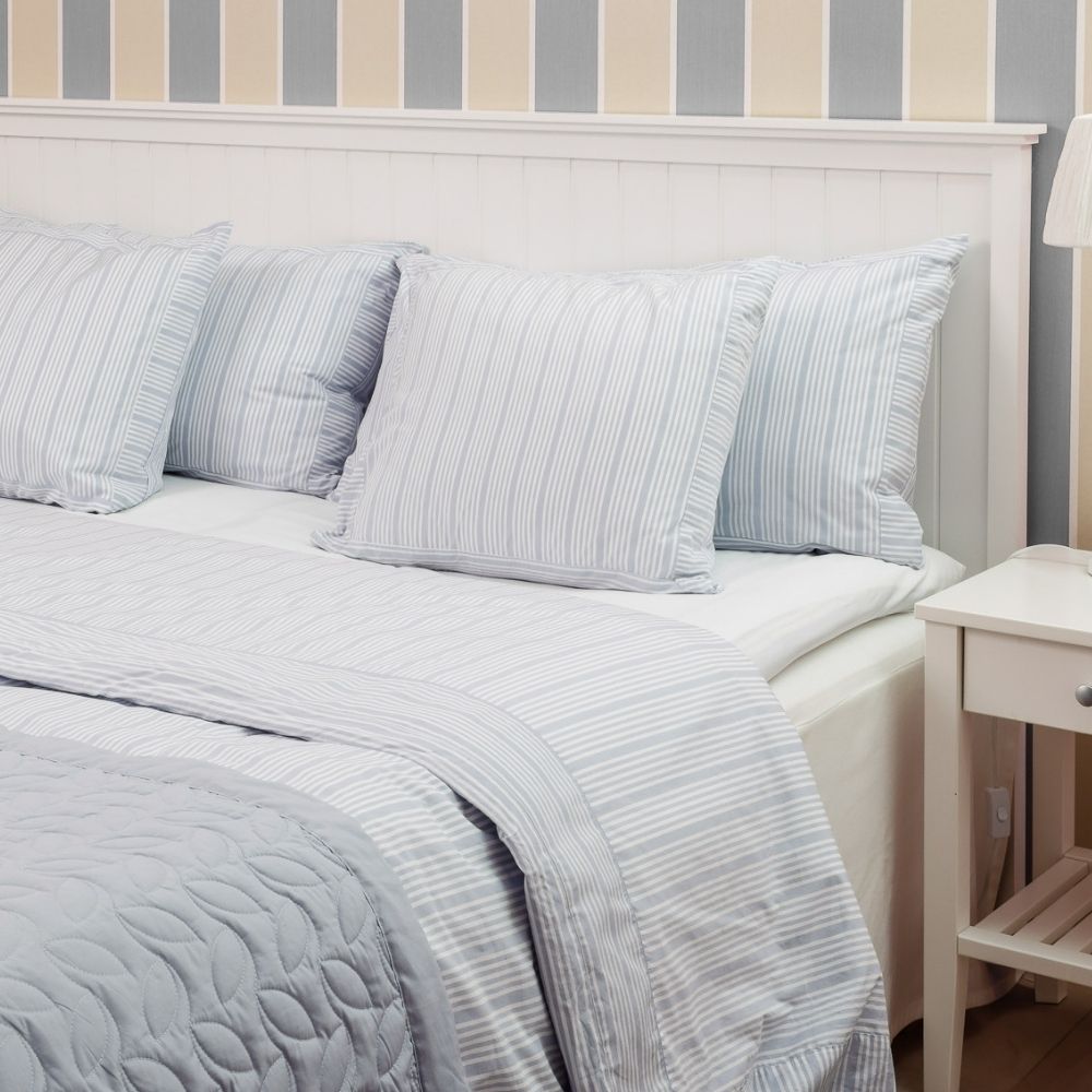 Percale Fitted sheet - White - 160x200+40 cm - Home by Ilse Jacobsen