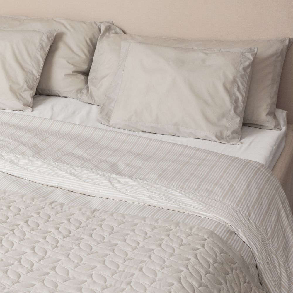 Percale Fitted sheet - White - 180x200+40 cm - Home by Ilse Jacobsen