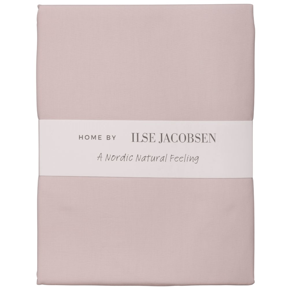 Percale Flat Sheet - Powder Rose - 240x250 - Home by Ilse Jacobsen