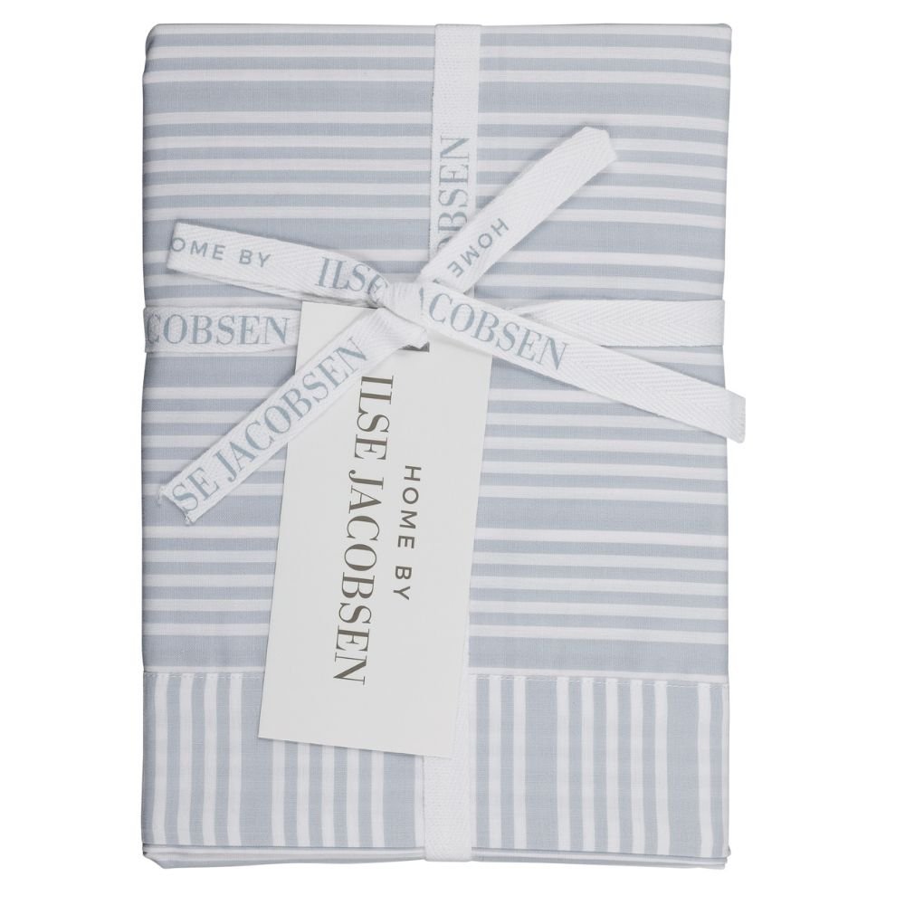 Pillow Case - Powder Blue Stripes - 65x65 - Home by Ilse Jacobsen