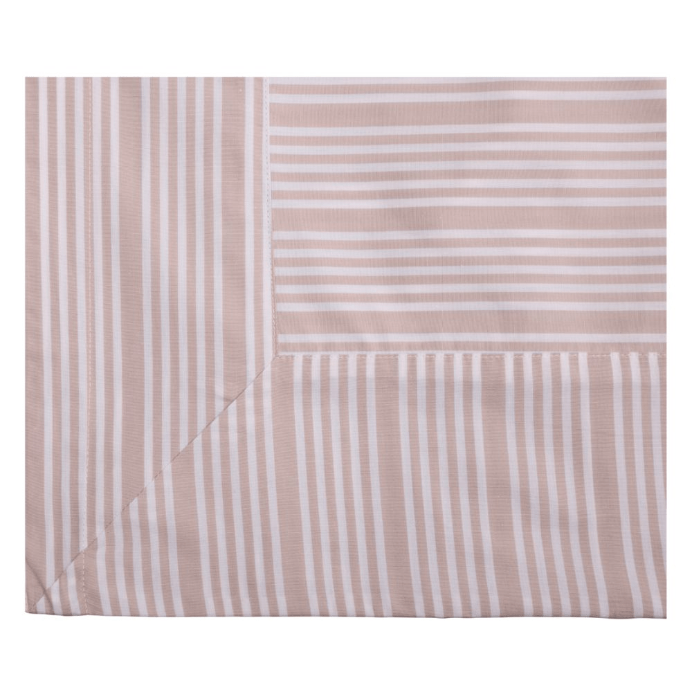 Pillow case - Sand Beige Stripes - 63x60 - Home by Ilse Jacobsen