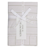 Pillow Case - Sand Beige Stripes - 65x65 - Home by Ilse Jacobsen