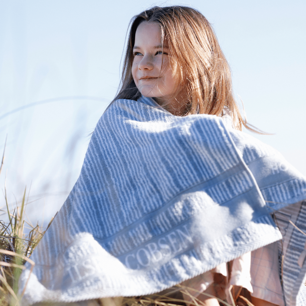 Pure Nordic Comfort Duo - Powder Blue Stripes - Home by Ilse Jacobsen