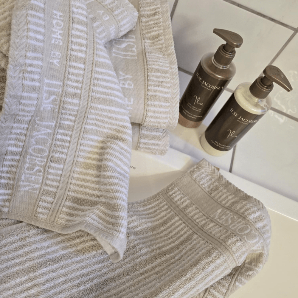 Pure Nordic Comfort Duo - Sand Beige Stripes - Home by Ilse Jacobsen