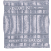 Wash cloth - Set of 4 pcs - Powder Blue Stripes - Home by Ilse Jacobsen