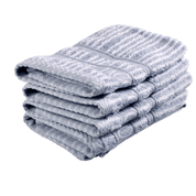 Wash cloth - Set of 4 pcs - Powder Blue Stripes - Home by Ilse Jacobsen